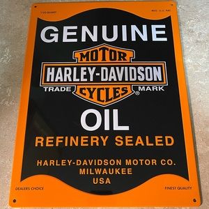 Harley Davidson Metal Sign